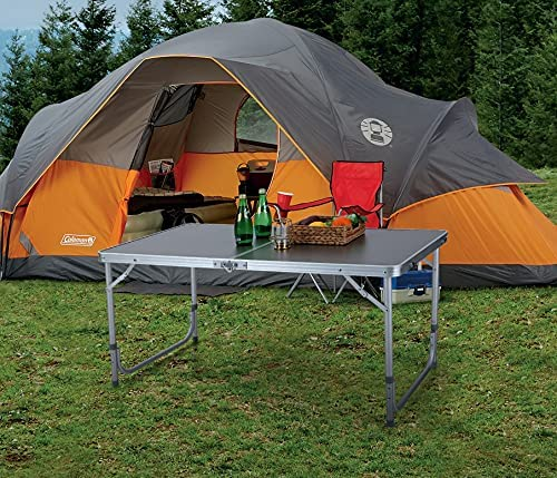 ALPHA CAMP Folding Camping Table 4FT Aluminum Camping Table