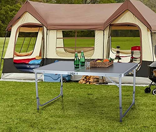 4 ft 2025 aluminum folding table