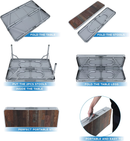 ALPHA CAMP 3PCS Folding Camping Table and Benches Set