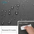 Alpha Camp Square PU Leather Bar Stool with Sturdy Metal Frame