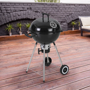 Outdoor 18" Porcelain-coated Kettle Charcoal Grill