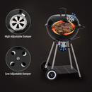 Outdoor 18" Porcelain-coated Kettle Charcoal Grill