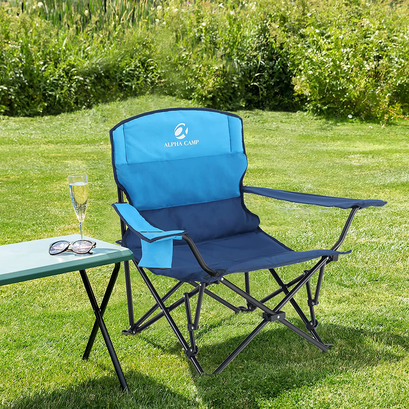 ALPHA CAMP Oversized Portable Camping Chair