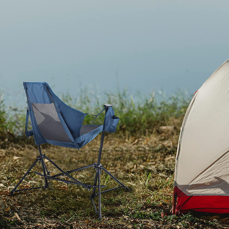 Alpha Camp Oversized Folding Hammock Rocking Chair