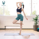 ALPHA CAMP High Waist Yoga Pants with Pockets, Tummy Control Exercise Shorts Workout Running Yoga Leggings for Women