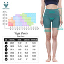 ALPHA CAMP High Waist Yoga Pants with Pockets, Tummy Control Exercise Shorts Workout Running Yoga Leggings for Women