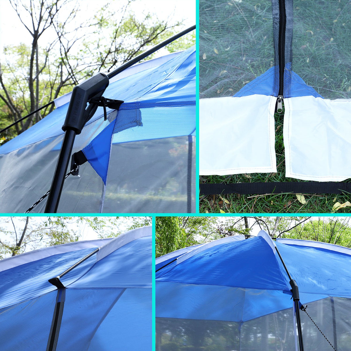 fap tent Alpha Camp Mesh Screen Room 13 ft x 9 ft x 7 ft Beach Tent