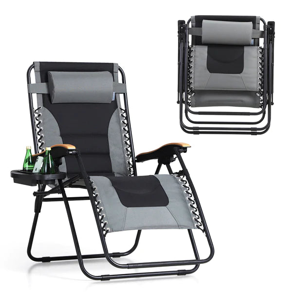 Alpha Camp Padded Zero Gravity Lounge Chair