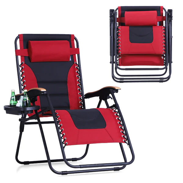 Alpha Camp Padded Zero Gravity Lounge Chair