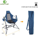 ALPHA CAMP Oversized Folding Hammock Rocking Chair