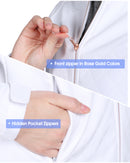 Alpha Camp Women’s Softshell Jacket Outdoor Running Coat with Removable Hood