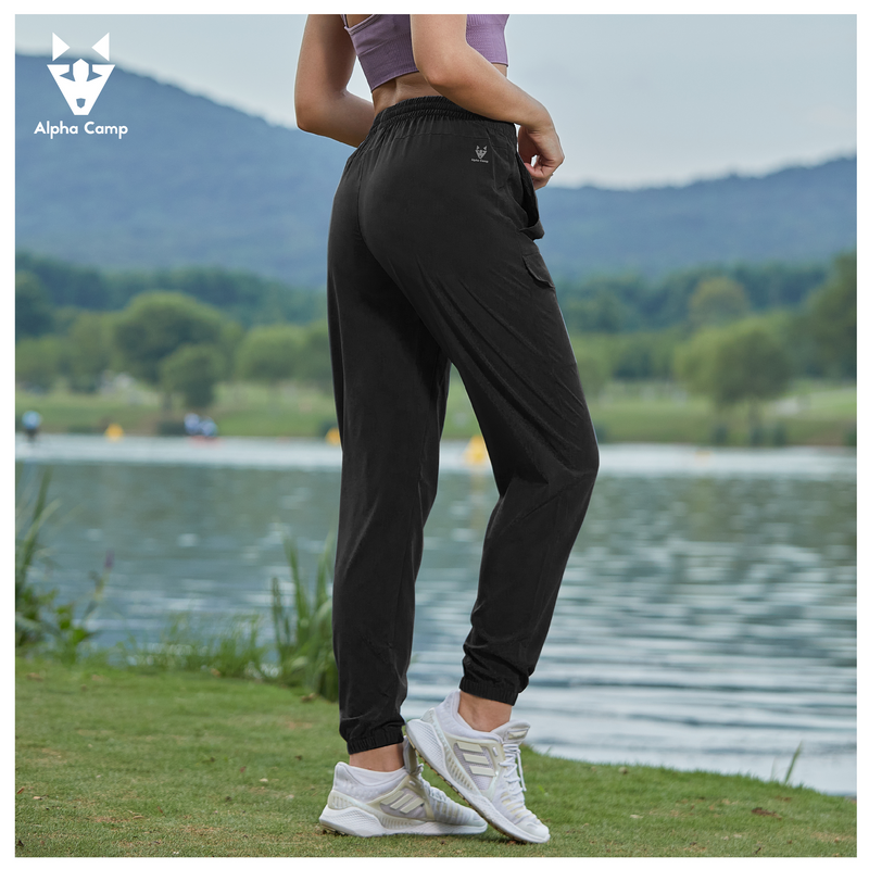 Alpha Camp Women s Lightweight Joggers Pants Quick Dry Athletic Lounge