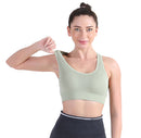 Women's Fitness Workout with Jacquard diamond Yoga Bra