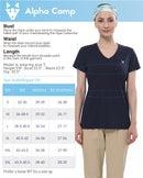ALPHA CAMP Women's polo shirt, V-NECK Quick Dry Athletic Running Gym Workout Short Sleeve Tee Shirts for women