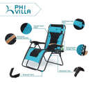 Alpha Camp Padded Zero Gravity Lounge Chair