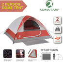 ALPHA CAMP 2 Person Backpacking Camping Tent