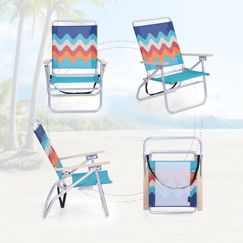 Alpha Camp 3-Position Folding Beach Chair