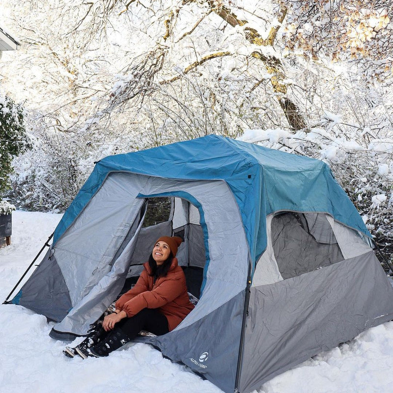 tents 6-8 person ALPHA CAMP Camping Tent 6/8 Person Instant Family Tent