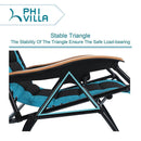 Alpha Camp Padded Zero Gravity Lounge Chair