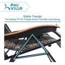 Alpha Camp Padded Zero Gravity Lounge Chair