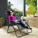 Alpha Camp Padded Zero Gravity Lounge Chair