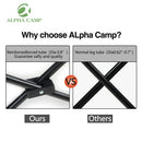 ALPHA CAMP Oversized Portable Camping Chair