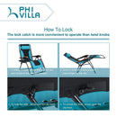 Alpha Camp Padded Zero Gravity Lounge Chair