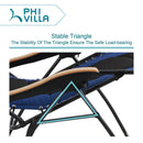 Alpha Camp Padded Zero Gravity Lounge Chair