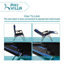 Alpha Camp Padded Zero Gravity Lounge Chair