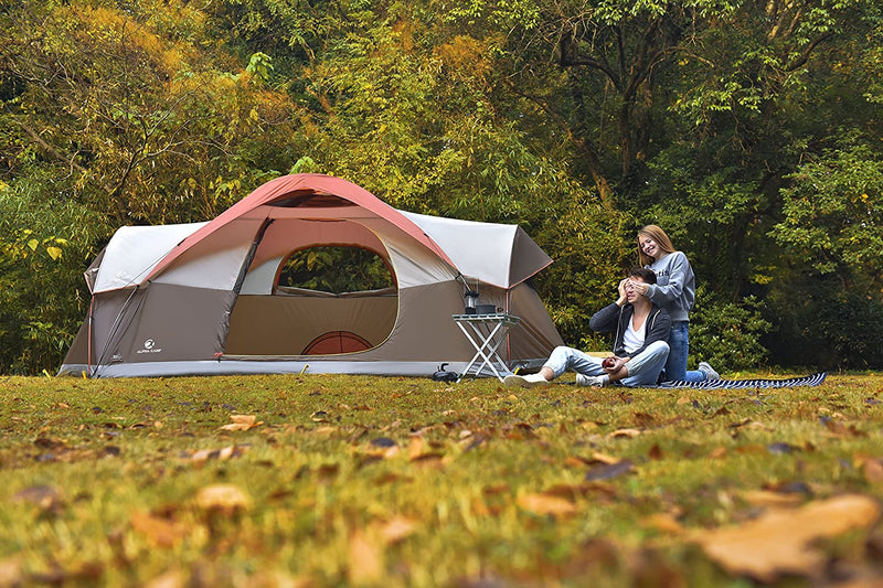 amflip tent ALPHA CAMP Camping Tents 8 Person Tent Waterproof Family Tent