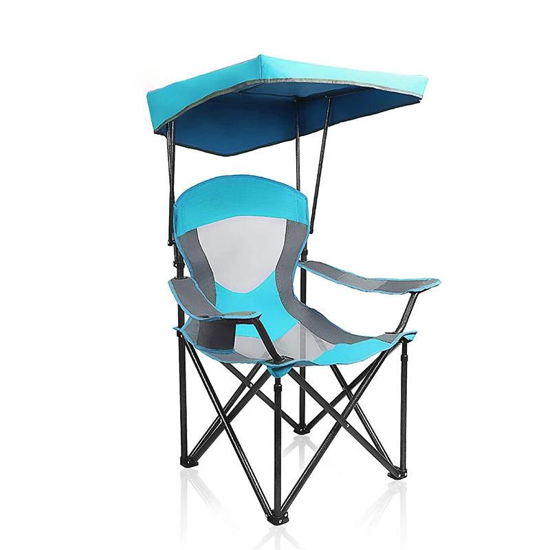 HIGH POINT SPORTS Camping Chairs With Shade Canopy For Adults, Fold