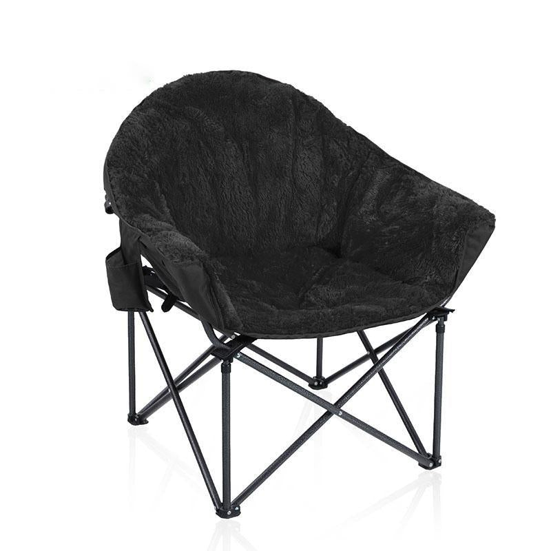 ALPHA CAMP Deluxe Plush Dorm Chair Oversized Moon Chair