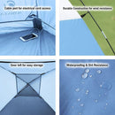 ALPHA CAMP Blue 3 Person Backpacking Camping Tent