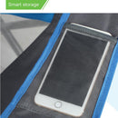 Alpha Camp Blue Folding Mesh Canopy Camping Chair