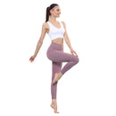 ALPHA CAMP High Waist Yoga Pants with Pockets, Tummy Control Exercise Shorts Workout Running Yoga Leggings for Women