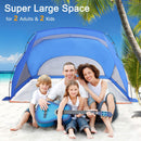 ALPHA CAMP 3-4 Person Portable Sun Shade Tent Sports / Beach Shelter
