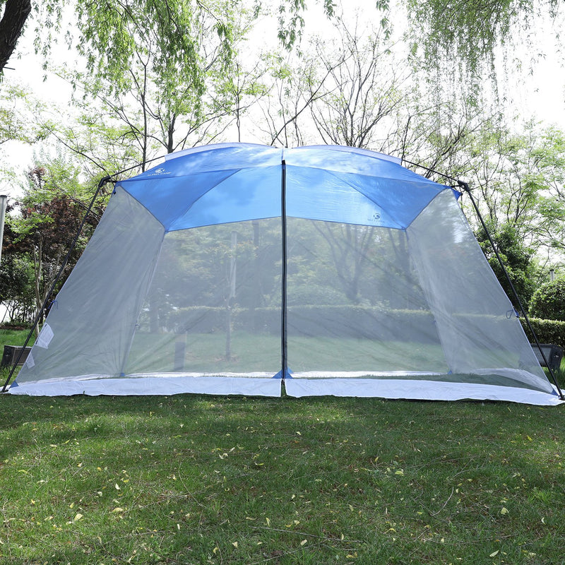 Alpha Camp Mesh Screen Room 13 ft x 9 ft x 7 ft Beach Tent