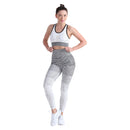 Alpha Camp Striped & Tie Dye Sports Pants High Waist Tummy Control Workout Yoga Leggings