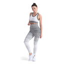 Alpha Camp Striped & Tie Dye Sports Pants High Waist Tummy Control Workout Yoga Leggings