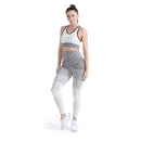 Alpha Camp Striped & Tie Dye Sports Pants High Waist Tummy Control Workout Yoga Leggings