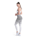 Alpha Camp Striped & Tie Dye Sports Pants High Waist Tummy Control Workout Yoga Leggings