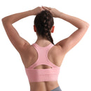 ALPHA CAMP Sports Bras Seamless Yoga Bra Removable Padded High Impact Support Workout Running Gym Fitness Bra