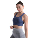 ALPHA CAMP Sports Bras Seamless Yoga Bra Removable Padded High Impact Support Workout Running Gym Fitness Bra