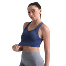 ALPHA CAMP Sports Bras Seamless Yoga Bra Removable Padded High Impact Support Workout Running Gym Fitness Bra