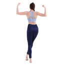 ALPHA CAMP Sports Bras Seamless Yoga Bra Removable Padded High Impact Support Workout Running Gym Fitness Bra