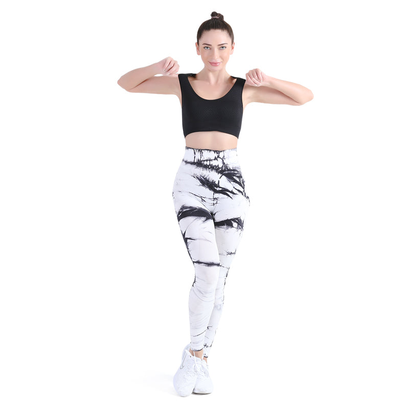 ALPHA CAMP Tie Dye Seamless Butt Lifting Sports Leggings High-waisted  Stretchy Gym Yoga Pants