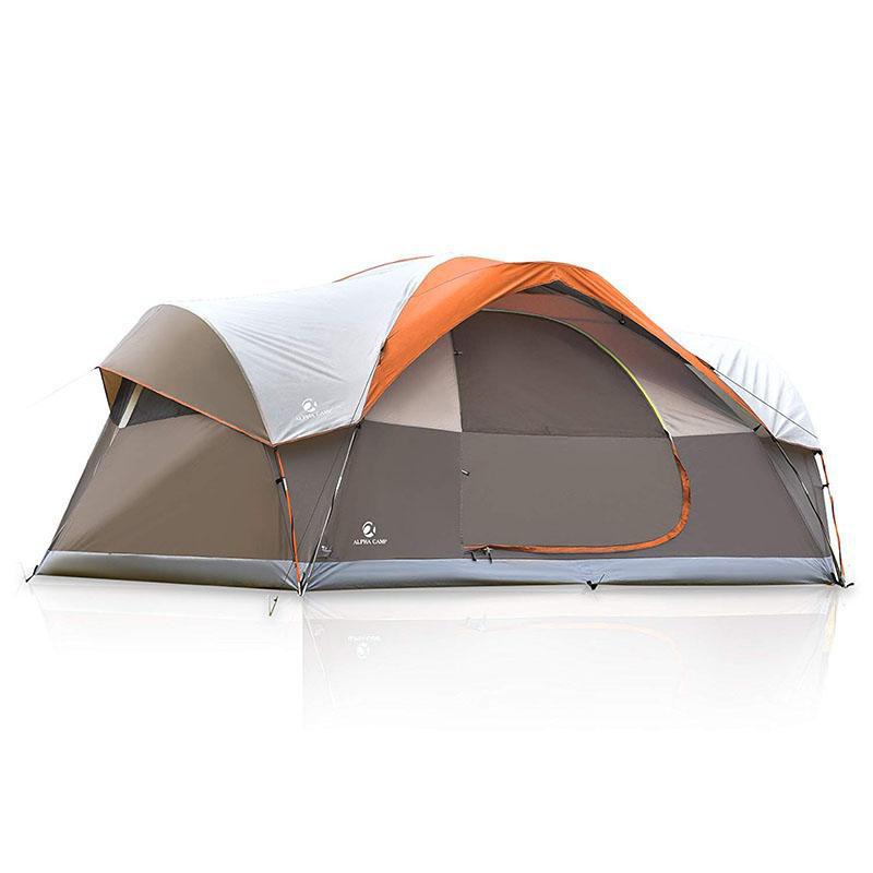 tent a ALPHA CAMP Camping Tents 8 Person Tent Waterproof Family Tent