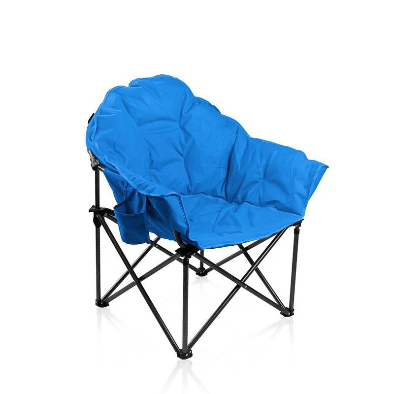 camping chairs moon ALPHA CAMP Oversized Padded Camping Chair Moon Chair