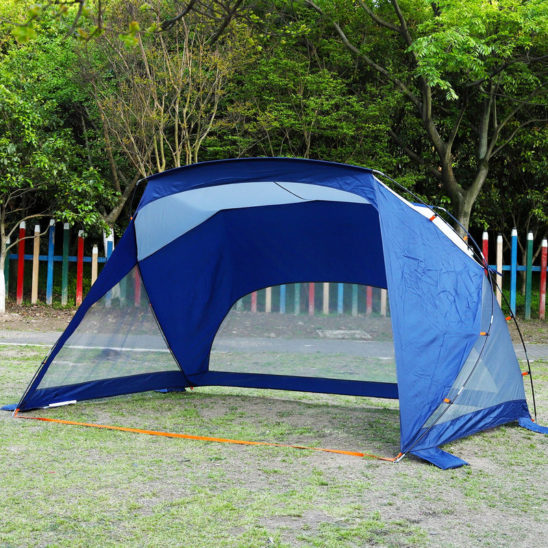 camping tent shade ALPHA CAMP 3-4 Person Portable Sun Shade Tent Sports / Beach Shelter