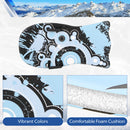 Alpha Camp Foam 36" - 47 " Premium Snow Sled Slider with Tow Rope and Handles, 2 Packs